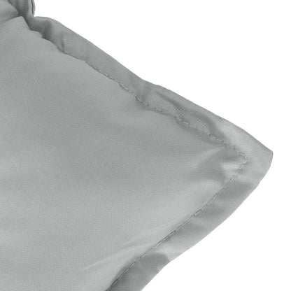 Cuscini Sedia Schiena Alta 4 Grigio Mélange 120x50x7 Tessuto | homemem39