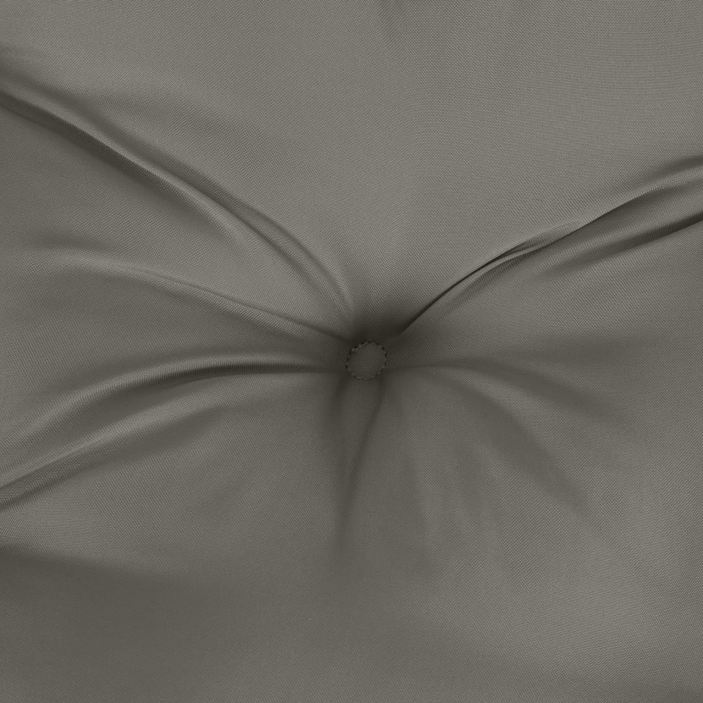 Cuscini Sedia Schiena Alta 4 Grigio Mélange 120x50x7 Tessuto | homemem39