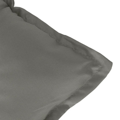 Cuscini Sedia Schiena Alta 4 Grigio Mélange 120x50x7 Tessuto | homemem39