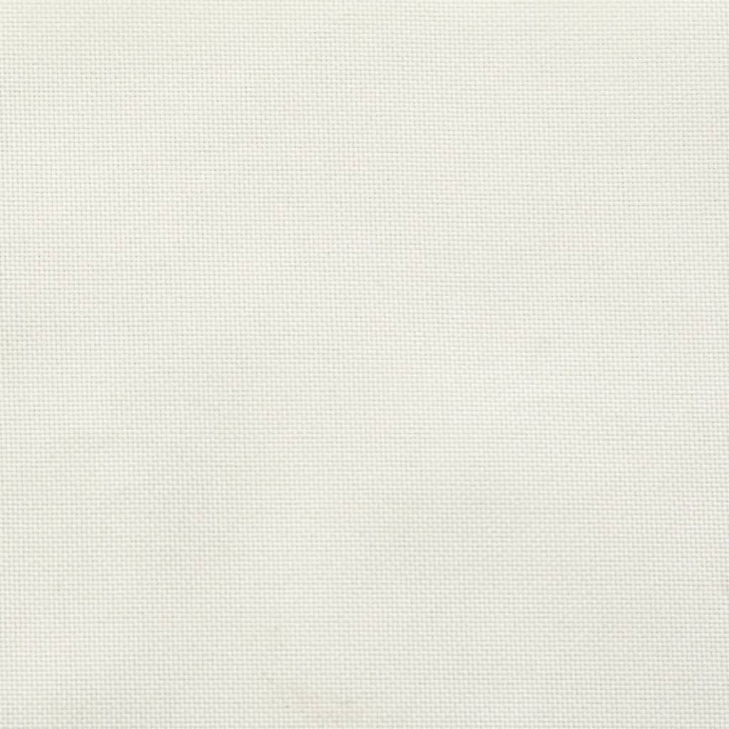 Cuscini Sedia Schiena Alta 6 Crema Mélange 120x50x7 Tessuto