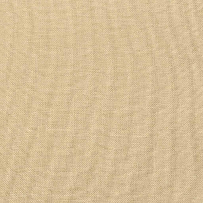 Cuscini Sedia Schiena Alta 2 Beige Mélange 120x50x7 Tessuto