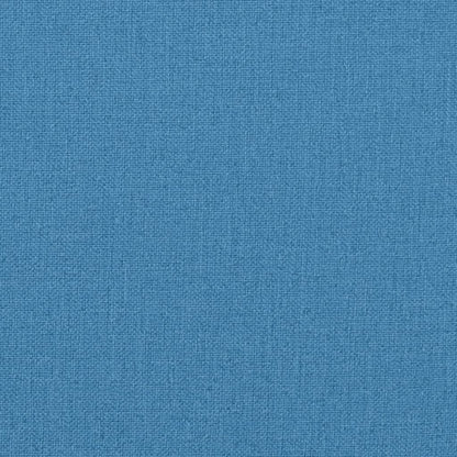 Cuscini Sedia Schiena Alta 4 Blu Mélange 120x50x7 Tessuto | homemem39