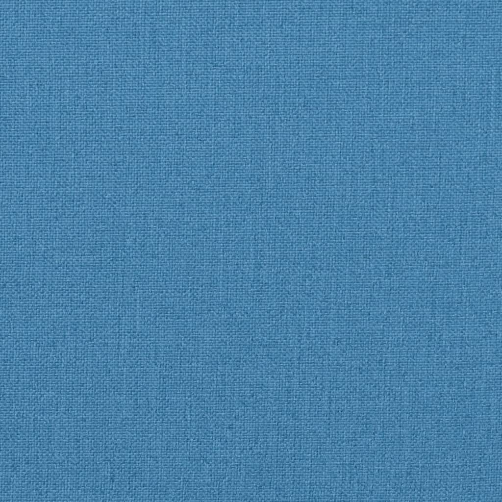 Cuscini Sedia Schiena Alta 6 Blu Mélange 120x50x7 Tessuto | homemem39