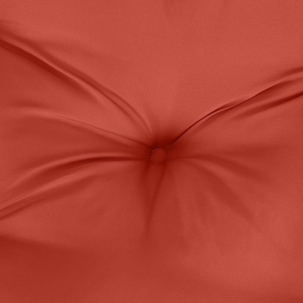 Cuscini Sedia Schiena Alta 4 Rosso Mélange 120x50x7 Tessuto | homemem39