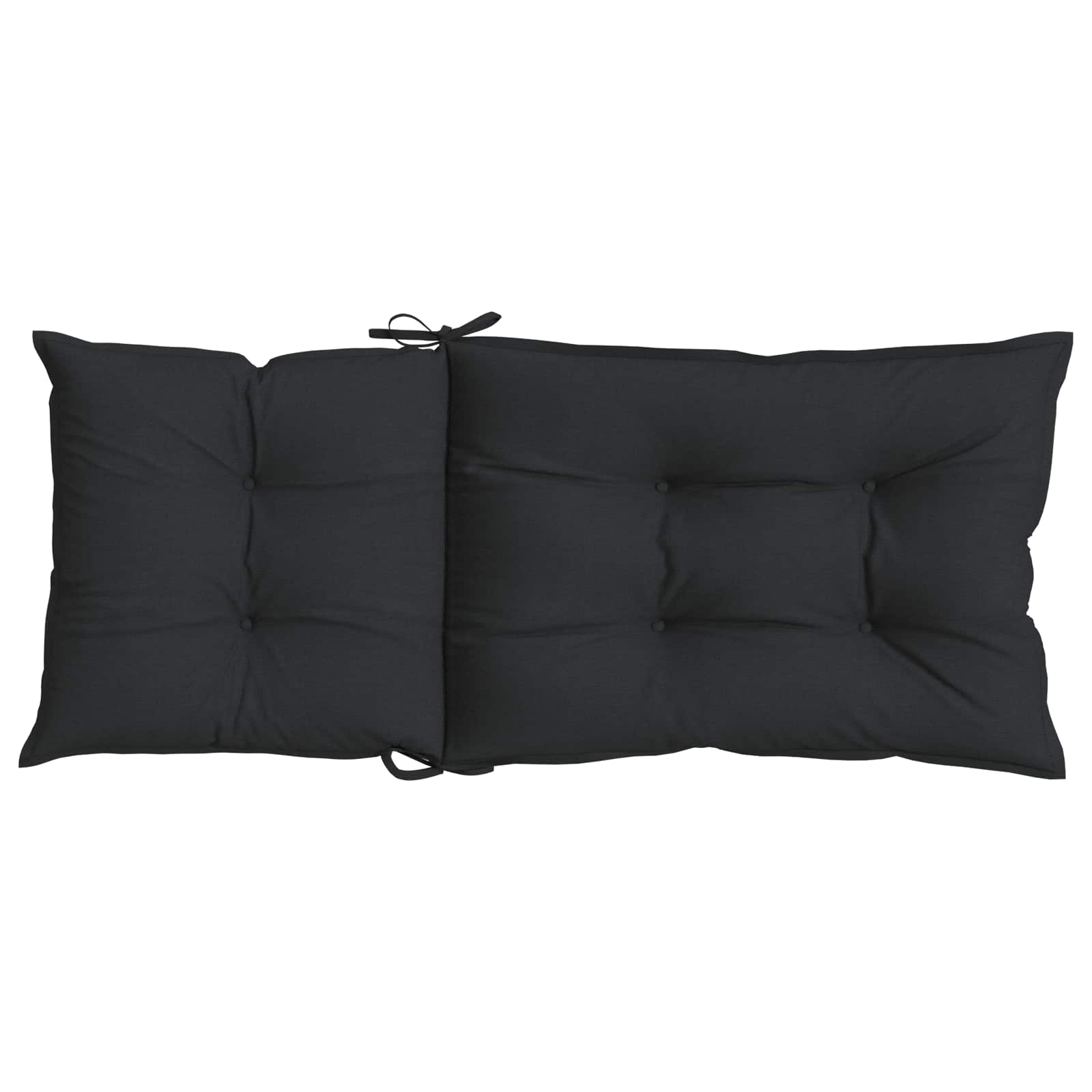 Set di cuscini per sedia alta 2 pcs Melange nero | homemem39