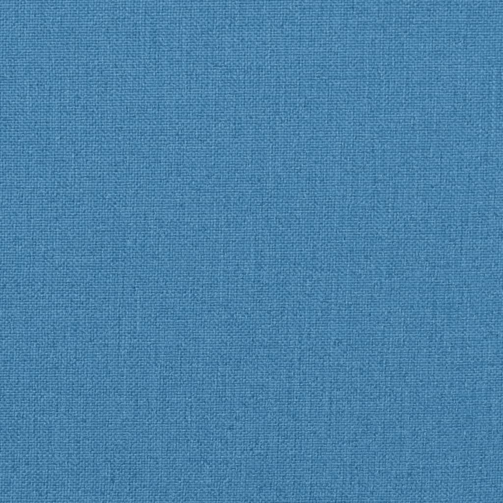 Cuscini Sedia Schiena Bassa 6 pz Blu Mélange 100x50x7 Tessuto | homemem39