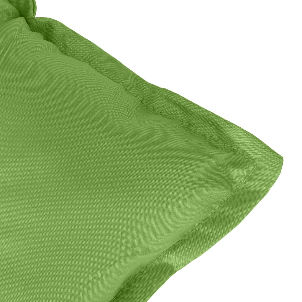 Cuscini Sedia Schiena Bassa 4 pz Verde Mélange 100x50x7 Tessuto | homemem39
