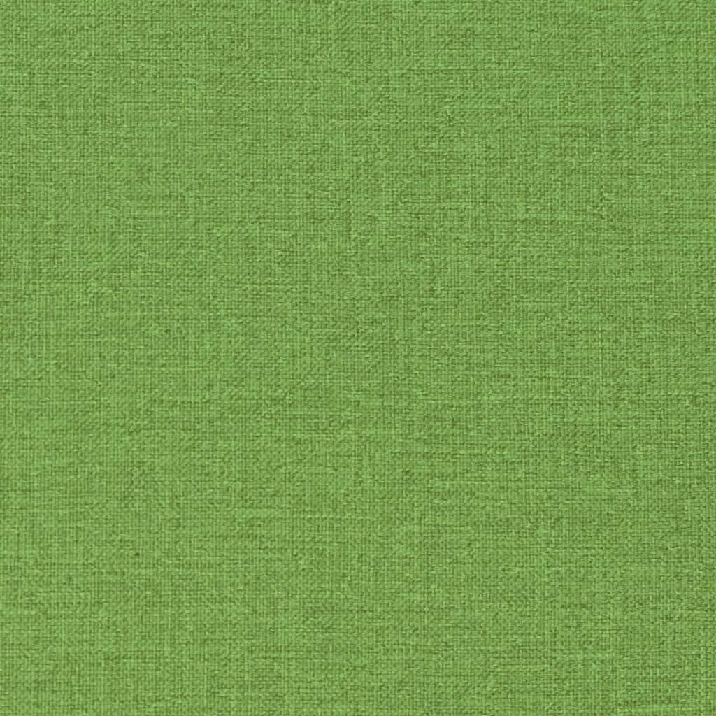 Cuscini Sedia Schiena Bassa 4 pz Verde Mélange 100x50x7 Tessuto