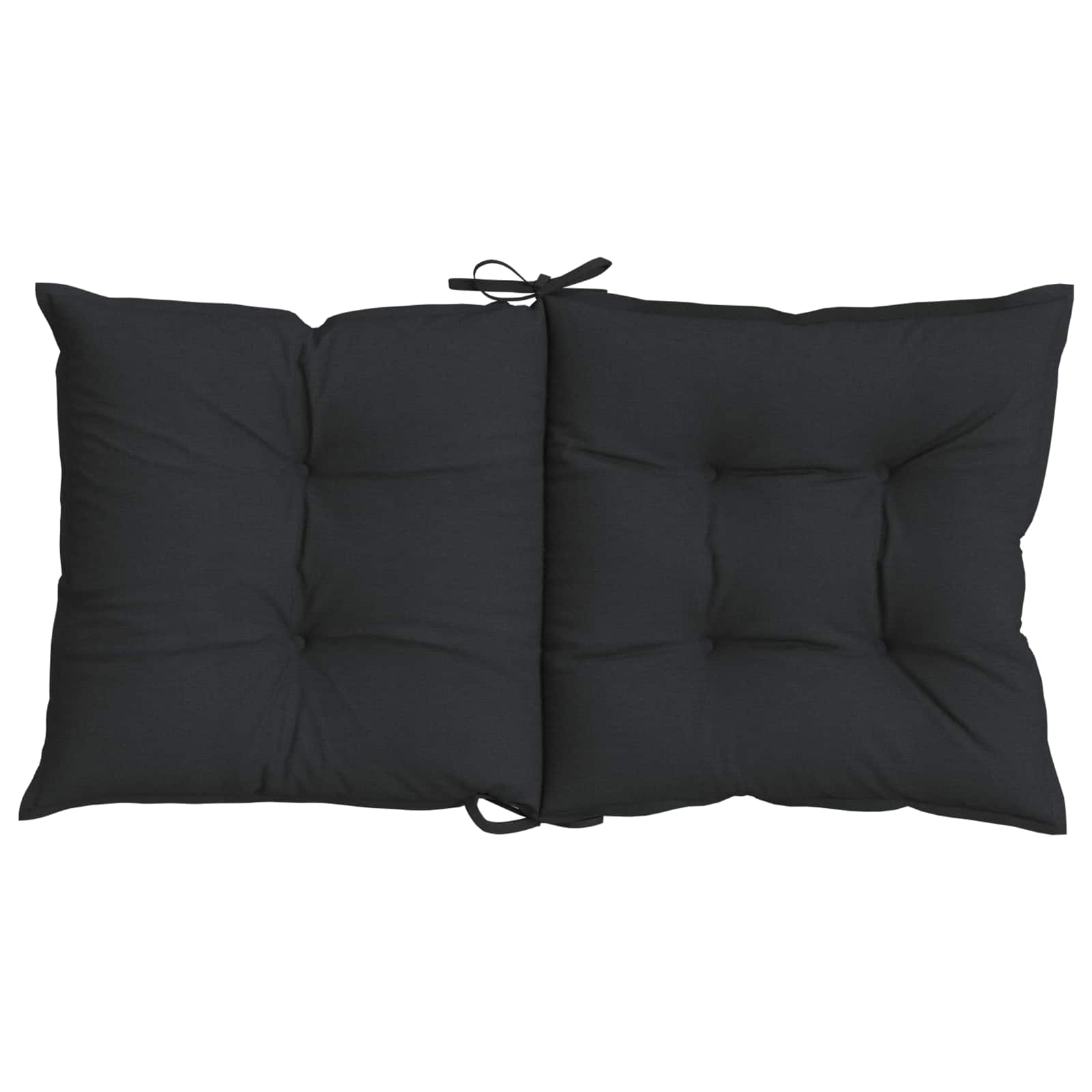 Set di Cuscini per Sedia Bassa 2 pcs Melange Nero | homemem39