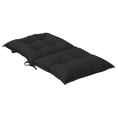 Set di Cuscini per Sedia Bassa 6 pcs Melange Nero