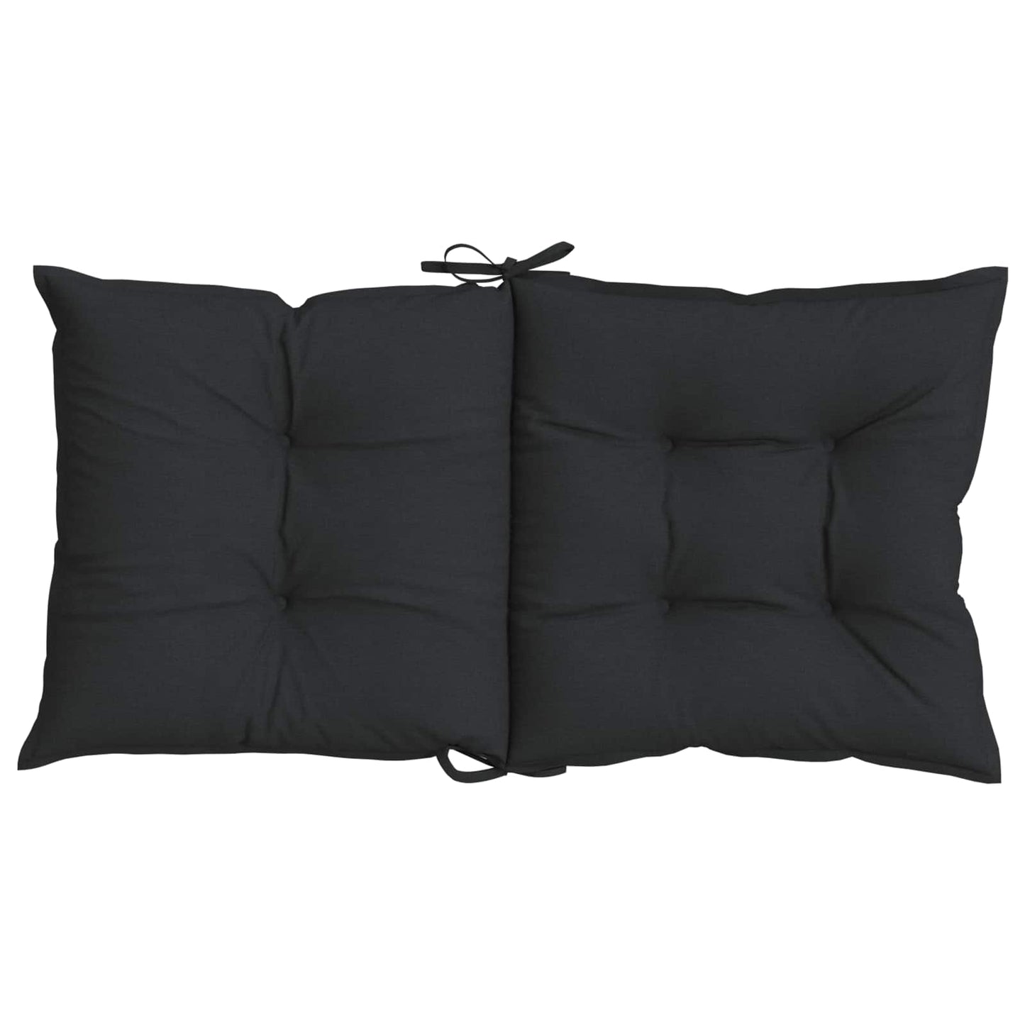 Set di Cuscini per Sedia Bassa 6 pcs Melange Nero