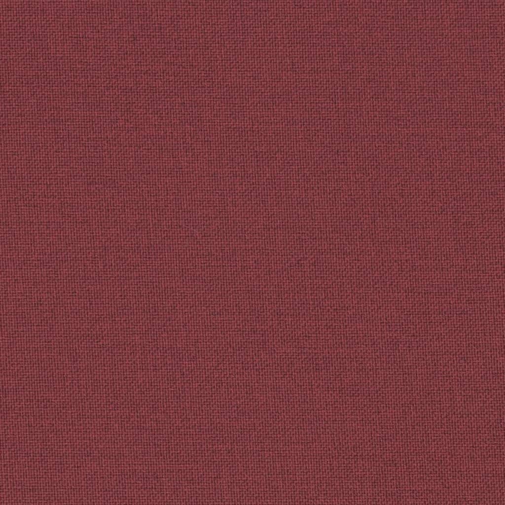 Cuscini Sedia Schiena Bassa 6 pz Rosso Vino Mélange Tessuto | homemem39