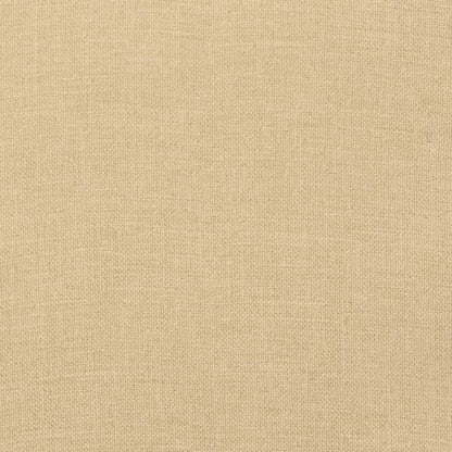 Cuscini Sedia Schiena Alta 4 Beige Mélange 120x50x4 Tessuto