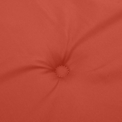 High Back Chair Cushions 4 Red Mélange 120x50x4 Fabric
