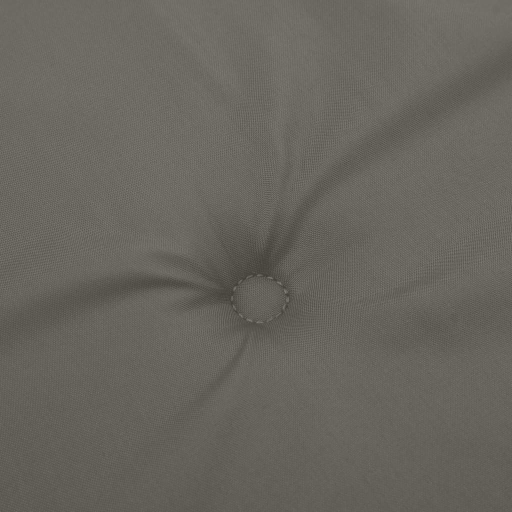 Cuscini Sedia Schiena Bassa 4 pz Grigio Mélange 100x50x4 cm | homemem39