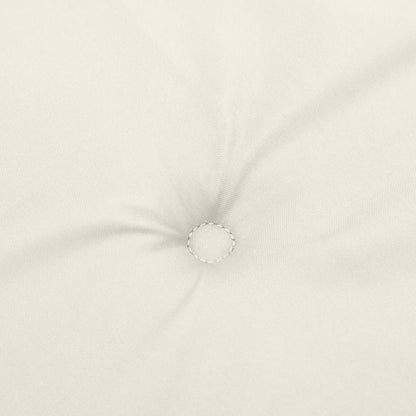Cuscini Sedia Schiena Bassa 2 pz Crema Mélange 100x50x4 Tessuto | homemem39