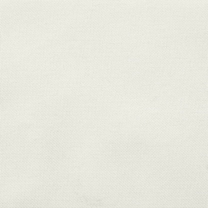 Cuscini Sedia Schiena Bassa 4 pz Crema Mélange 100x50x4 Tessuto