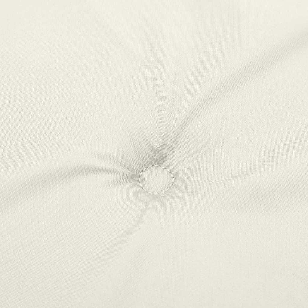 Cuscini Sedia Schiena Bassa 6 pz Crema Mélange 100x50x4 Tessuto | homemem39