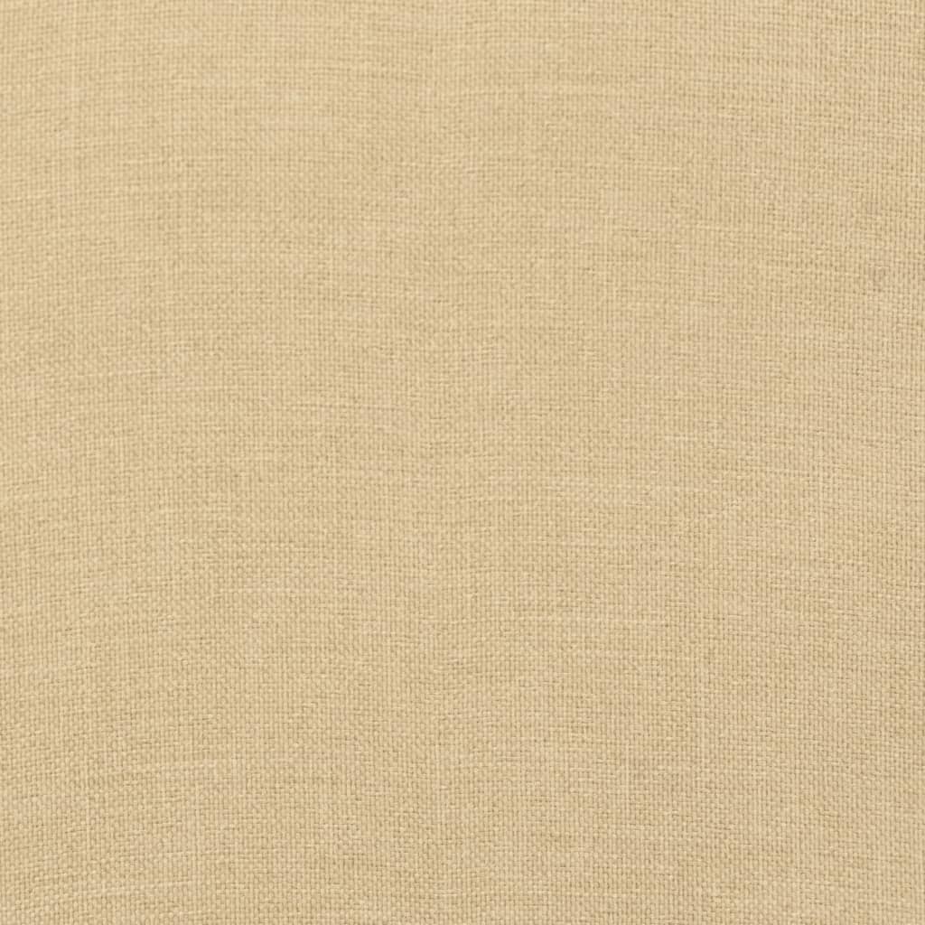 Cuscini Sedia Schiena Bassa 6 pz Beige Mélange 100x50x4 Tessuto | homemem39