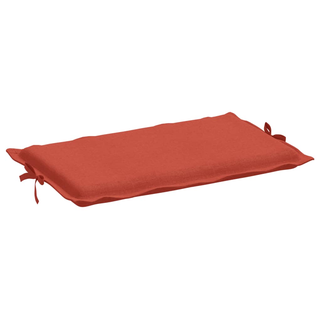 Cuscino per Lettino Prendisole Rosso Mélange 186x58x3cm Tessuto - homemem39