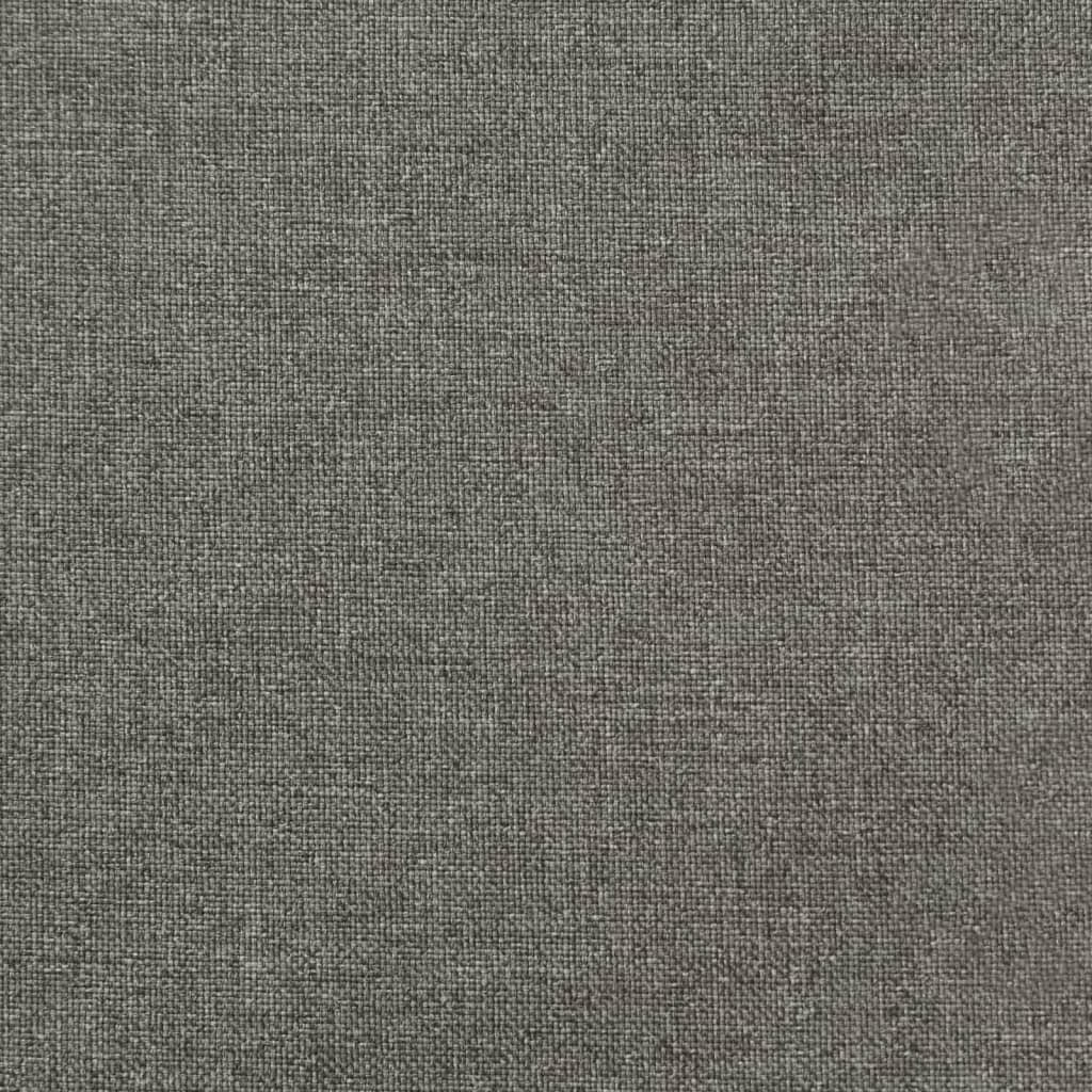 Cuscino per Sdraio Grigio Scuro Mélange (75+105)x50x3 Tessuto