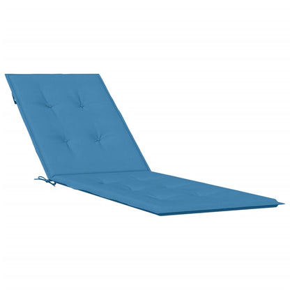 Blue Mélange Deckchair Cushion (75+105)x50x3 cm in Fabric