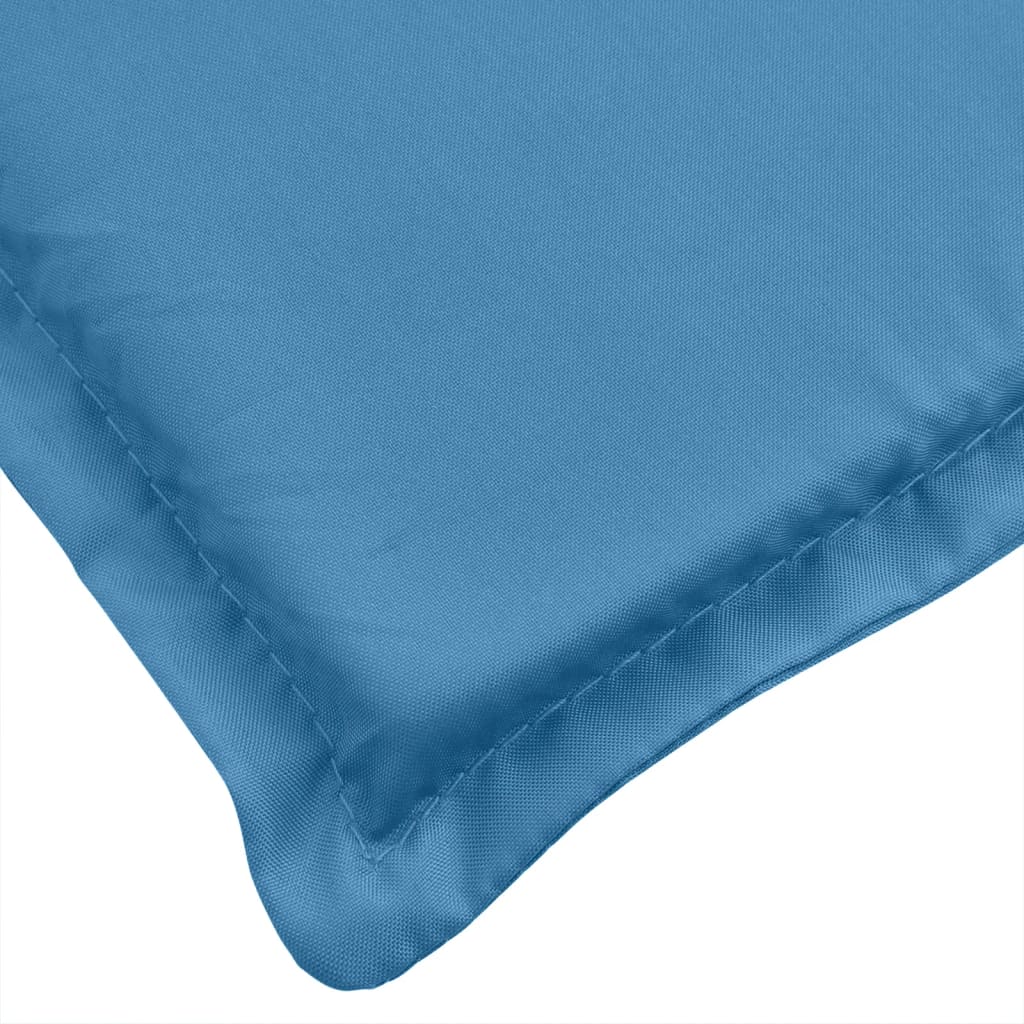 Cuscino per Sdraio Blu Mélange (75+105)x50x3 cm in Tessuto