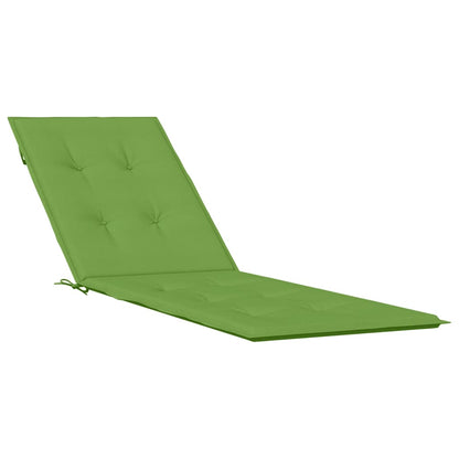 Green Mélange Deckchair Cushion (75+105)x50x3 cm in Fabric