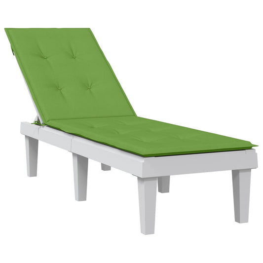 Green Mélange Deckchair Cushion (75+105)x50x3 cm in Fabric