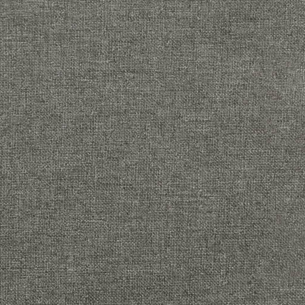 Lettino Prendisole con Cuscino Grigio Scuro Mélange 200x60x4 cm