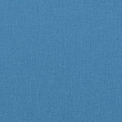Lettino Prendisole con Cuscino Blu Mélange 200x60x4 cm Tessuto