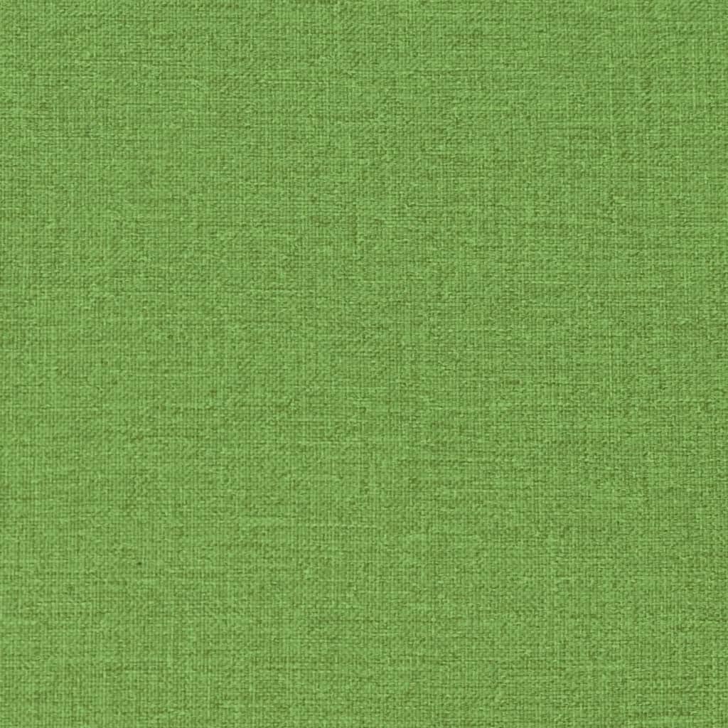 Lettino Prendisole con Cuscino Verde Mélange 200x70x4cm Tessuto