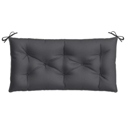 Garden Bench Cushion Anthracite Mélange 100x50x7cm Fabric