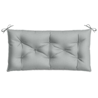 Garden Bench Cushion Light Gray Mélange 100x50x7cm Fabric