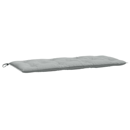 Garden Bench Cushion Light Gray Melange 120x50x7cm Fabric