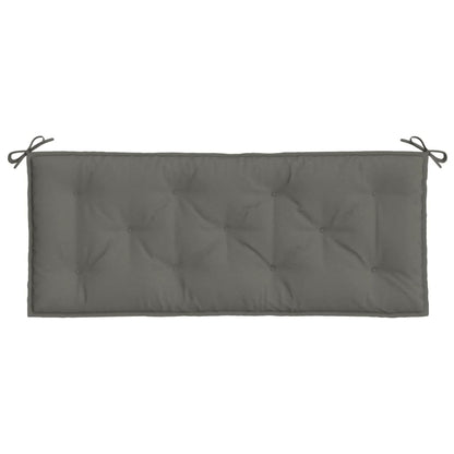 Garden Bench Cushion Dark Gray Mélange 120x50x7 cm Fabric