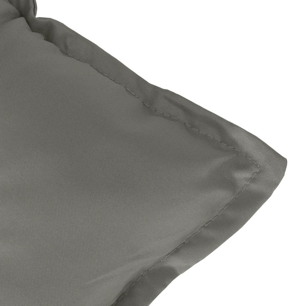 Garden Bench Cushion Dark Gray Mélange 120x50x7 cm Fabric