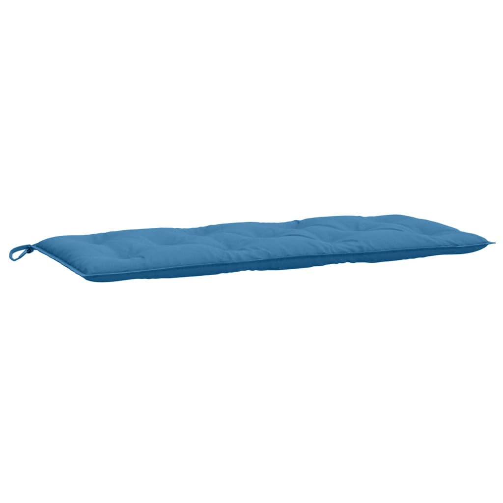 Cuscino per Panca da Giardino Blu Mélange 120x50x7cm in Tessuto | homemem39
