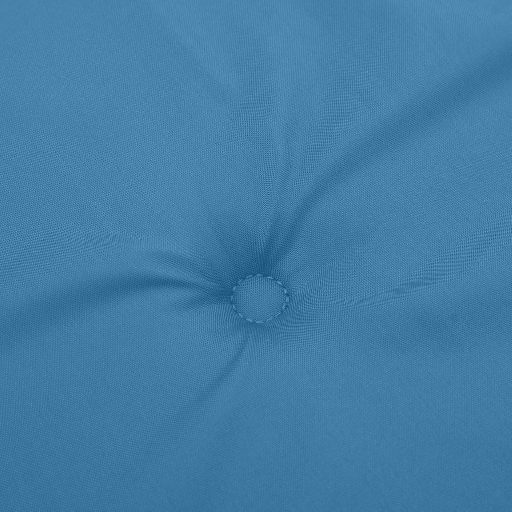 Cuscino Panca da Giardino Blu Mélange 150x50x7 cm in Tessuto
