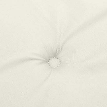 Cuscino Panca da Giardino Crema Mélange 180x50x7 cm in Tessuto
