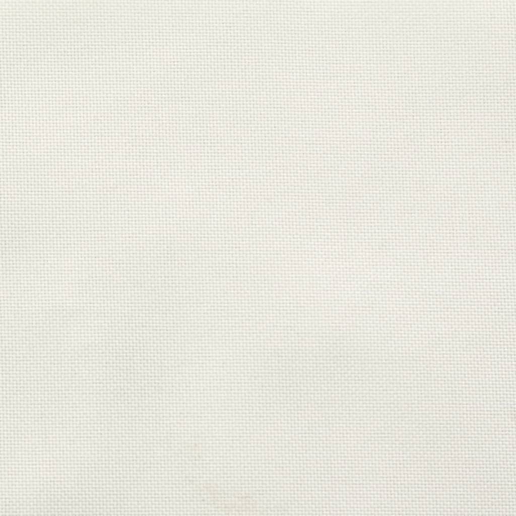 Cuscino Panca da Giardino Crema Mélange 180x50x7 cm in Tessuto