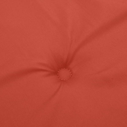 Cuscino Panca da Giardino Rosso Mélange 180x50x7 cm in Tessuto