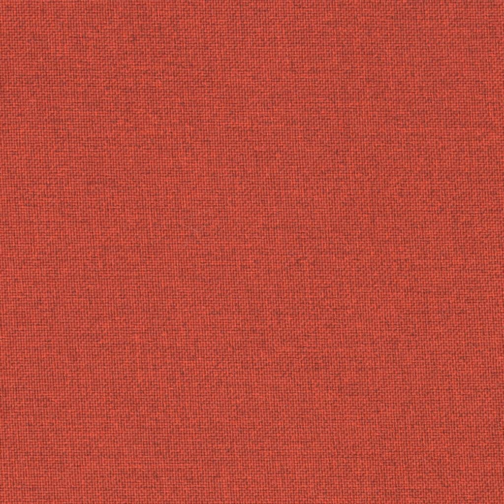 Cuscino Panca da Giardino Rosso Mélange 180x50x7 cm in Tessuto