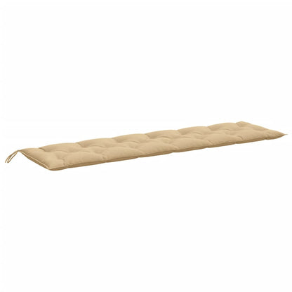 Cuscino per Panca da Giardino Beige Mélange 200x50x7 cm Tessuto | homemem39