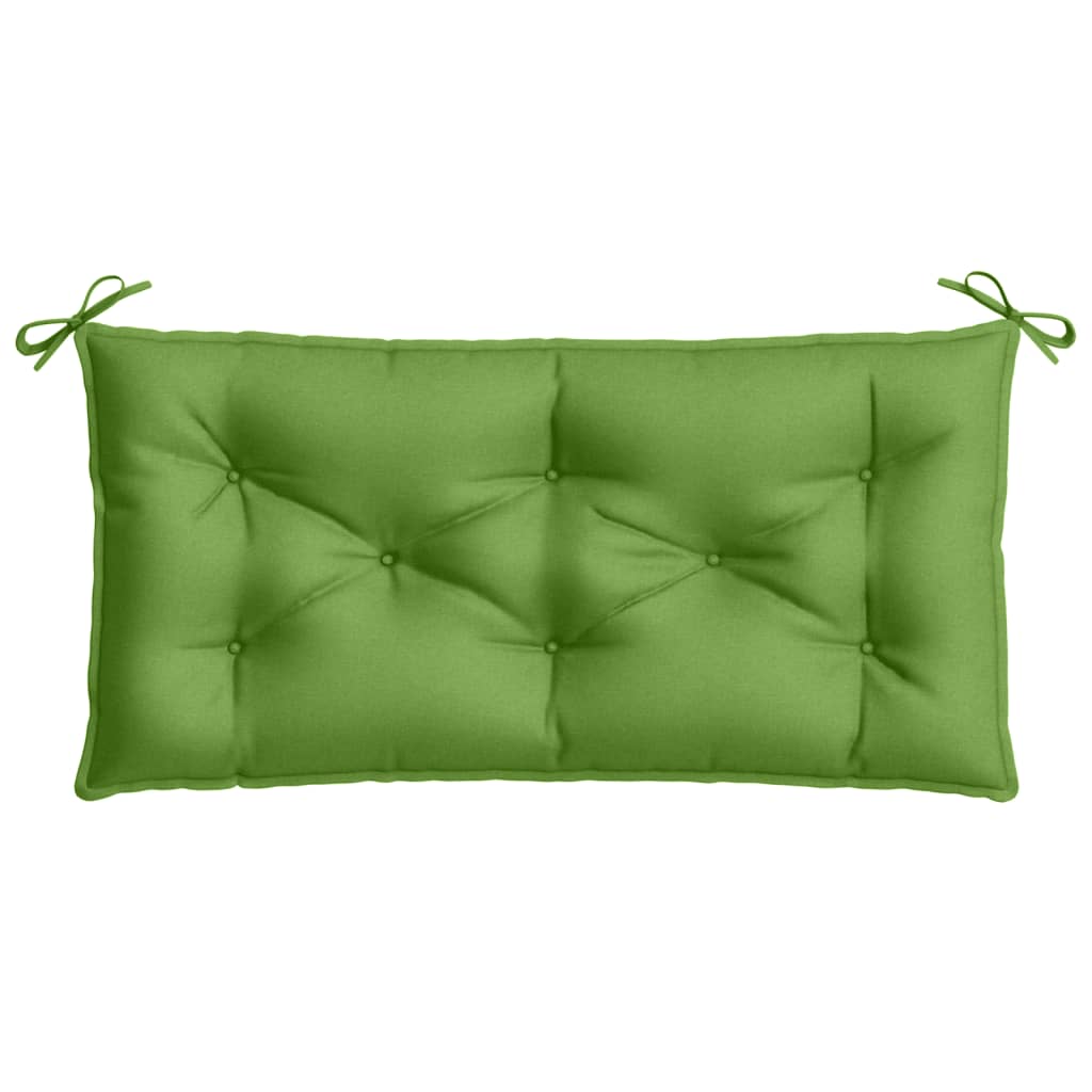 Cuscini Panca Giardino 2pz Verde Mélange 100x50x7cm Tessuto