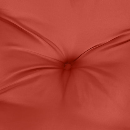 Cuscini Panca Giardino 2pz Rosso Mélange 100x50x7cm Tessuto