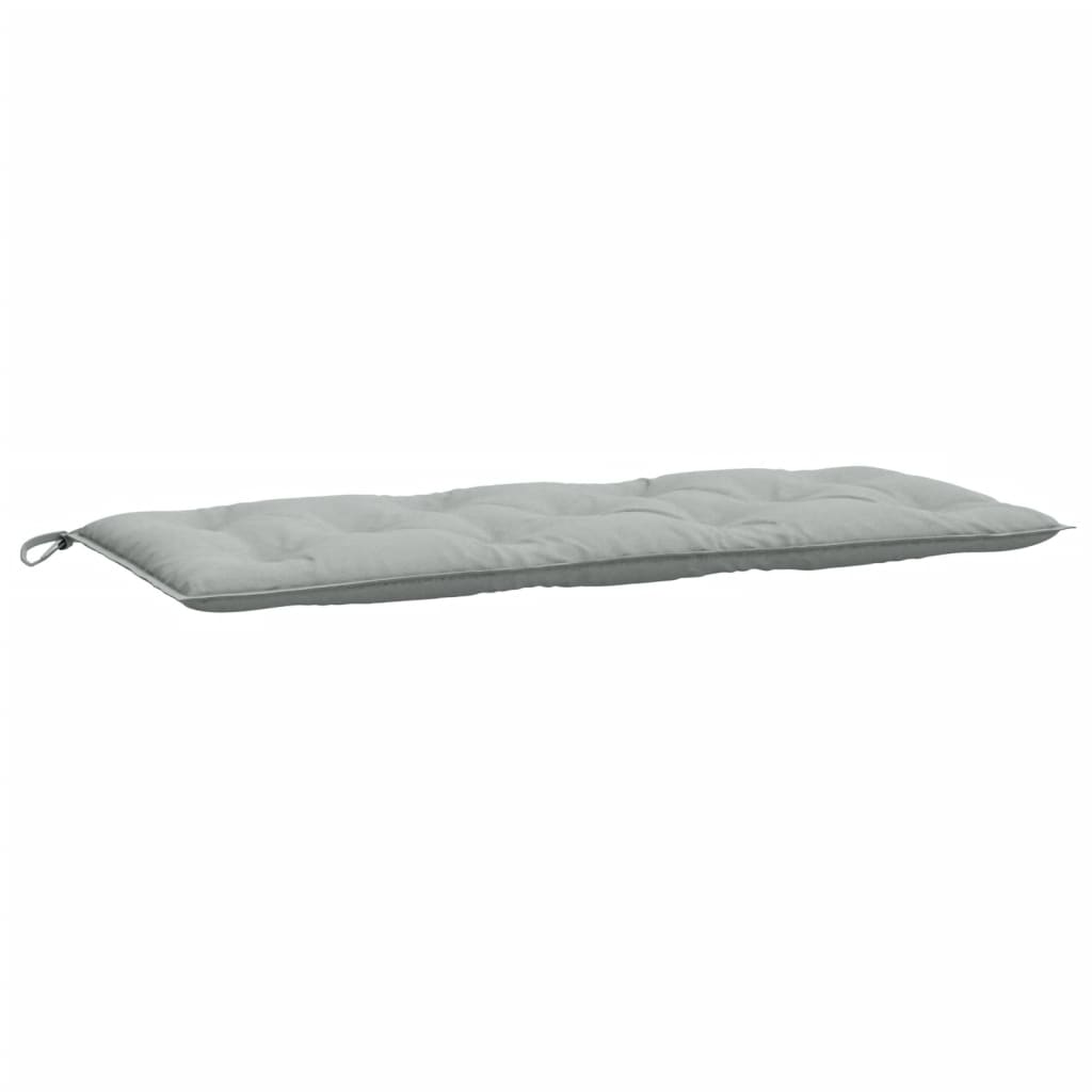 Garden Bench Cushions 2pcs Light Gray Mélange 120x50x7cm