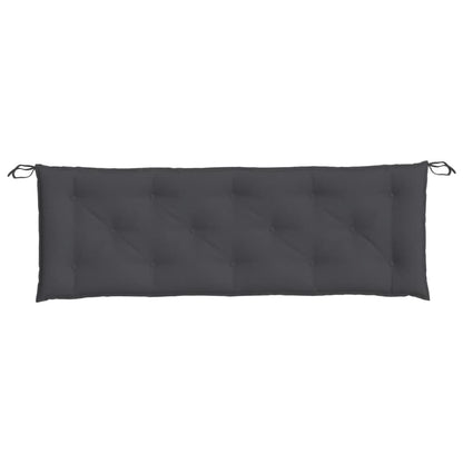 Garden Bench Cushions 2pcs Anthracite Mélange 150x50x7cm Fabric