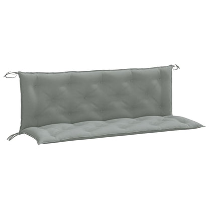 Garden Bench Cushions 2pcs Light Gray Mélange 150x50x7 cm