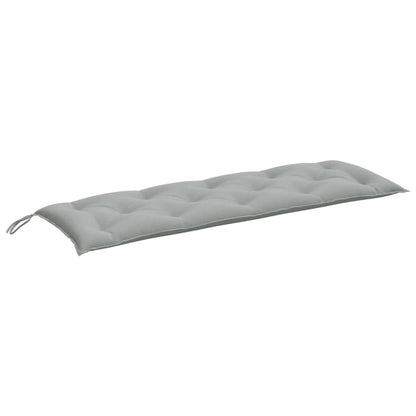 Garden Bench Cushions 2pcs Light Gray Mélange 150x50x7 cm